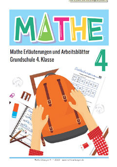 Mathe Übungen für die 4. Klasse Grundschule - die Arbeitsblättersammlung